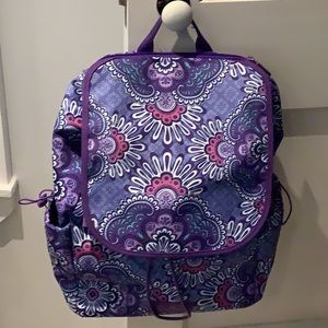Vera Bradley Large Backpack Lilac Tapestry